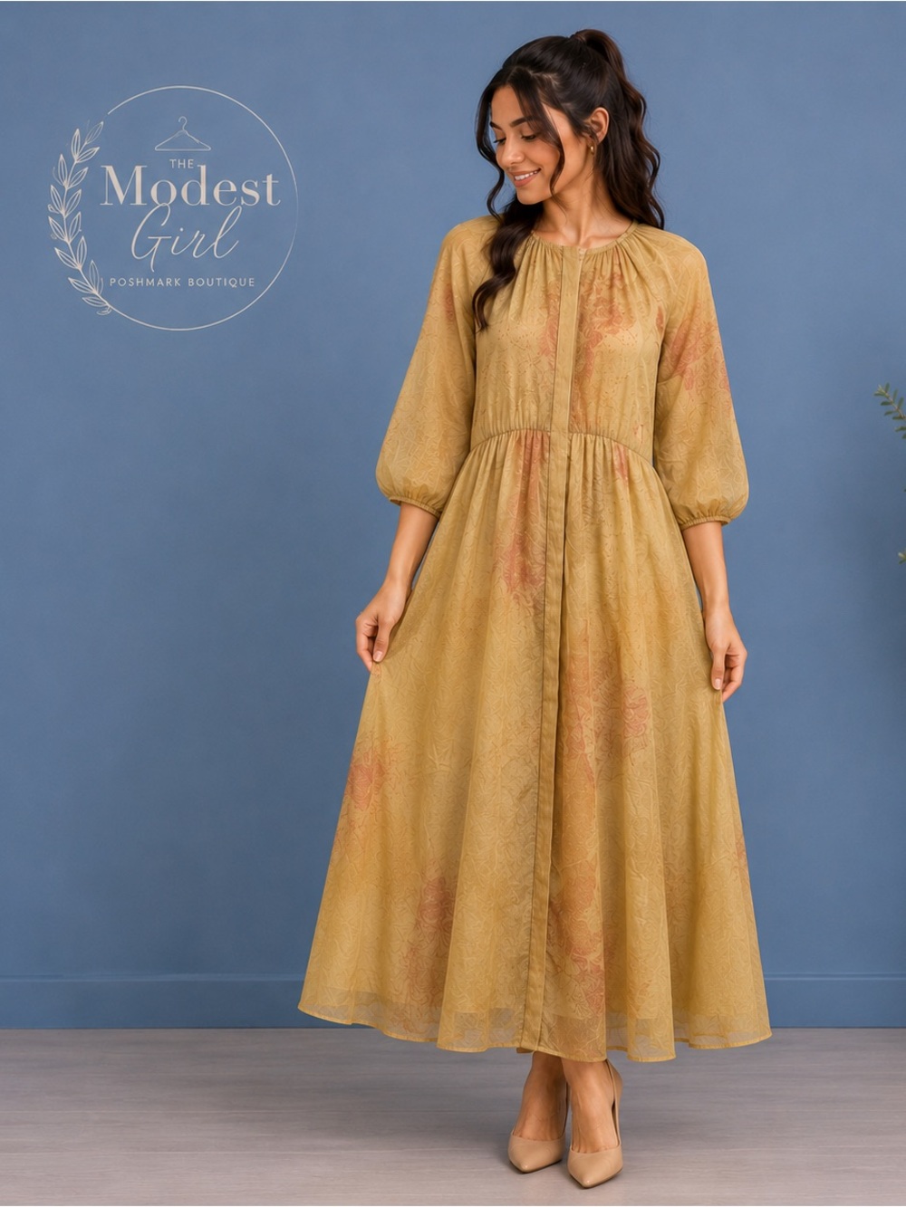 Onia Mustard Maxi Dress